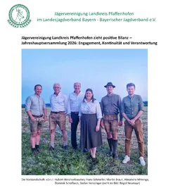 Jahreshauptversammlung 2026